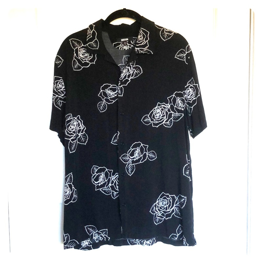 Hawaiian style button down shirt